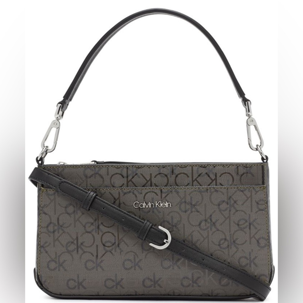 Calvin. Klein crossbody purse that has an extra strap to be a handbag